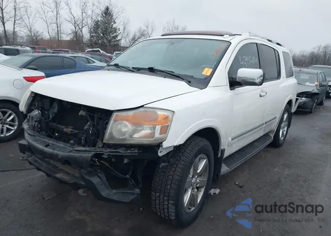2010 Nissan Armada Platinum from USA, damaged, VIN 5N1BA0NE1AN614582